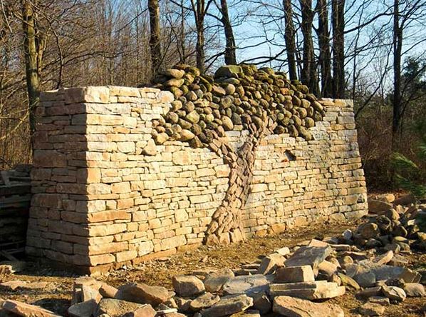 natural stone walls